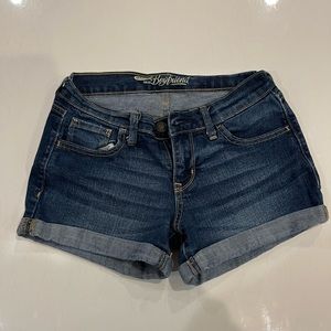 Old Navy Boyfriend Shorts Dark Wash Denim Jean Shorts